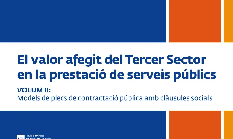 Guia de contractació amb criteris socials de la Taula del Tercer Sector