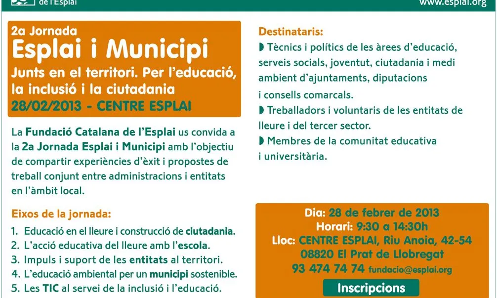 2a Jornada Esplai i Municipi