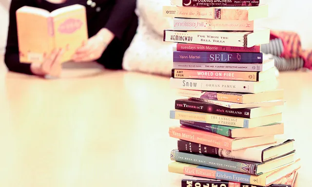 Muntanya de llibres;  autora susivinh