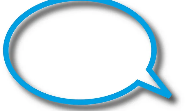 Speech Bubble. Font: Vectorportal (Flickr)
