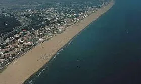 Vista aèria de Castelldefels Vista aèria de Castelldefels