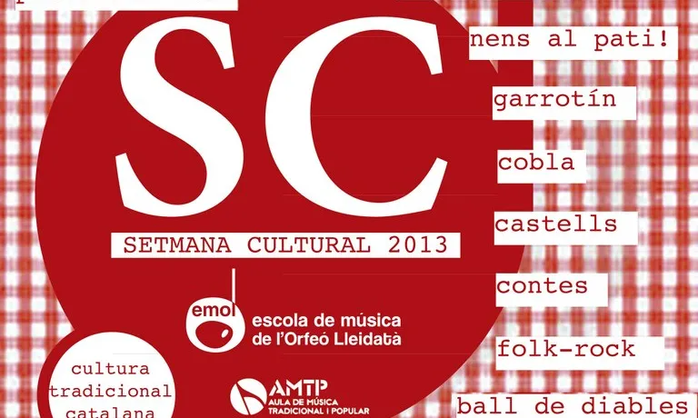 Imatge gràfica de la setmana de la cultura popular de Lleida