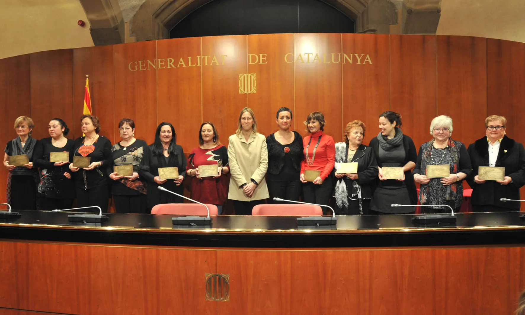 Acte homenatge al teixit associatiu femení. Font: Web de la Generalitat