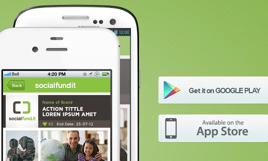 Socialfundit, fer donacions amb el teu mòbil