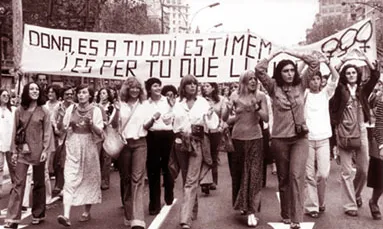 Dones en lluita. Font: Vilaweb