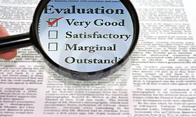 evaluation. Font: decimal (dreamstime)