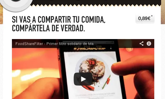 Amb #foodhsarefilter podrem ajudar els programes humanitaris de Mans Unides