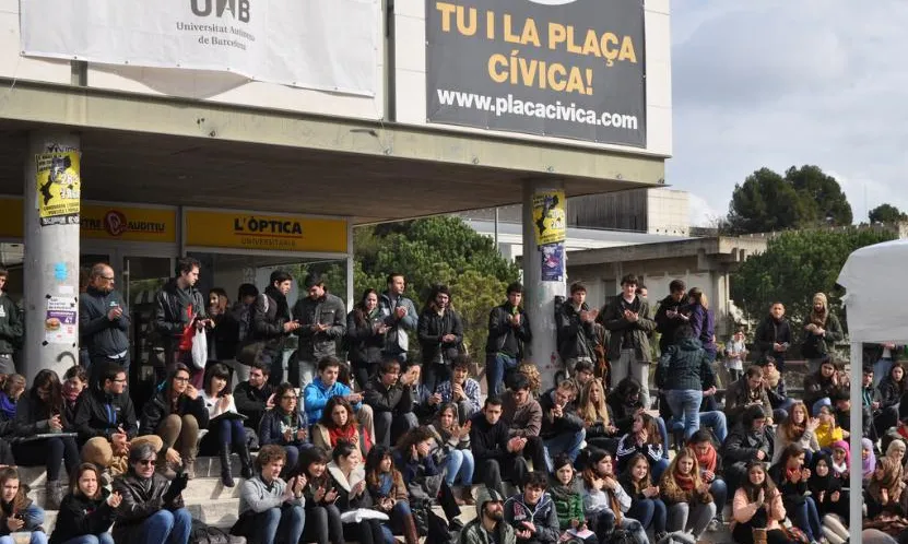 Acte de presentació de la campanya a la UAB. Font: Setem