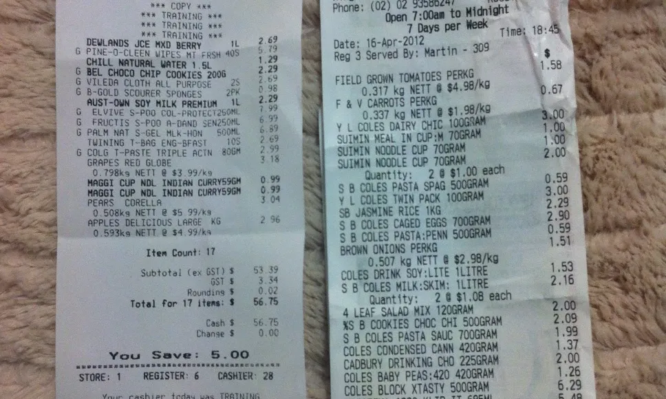 Imatge tiquets de compra 