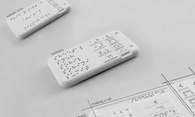 Braille Phone, el primer telèfon que utilitza codi braille