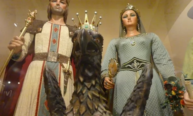 Els gegants i l'Àliga de Barcelona