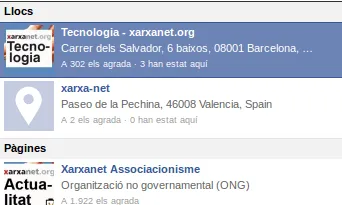 Cal cercar la pàgina des de el cercador, així no entrarem dins d'ella.