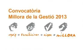 Convocatòria de Millora de la Gestió 2013 de la Fundació Pere Tarrés Convocatòria de Millora de la Gestió 2013 de la Fundació Pere Tarrés
