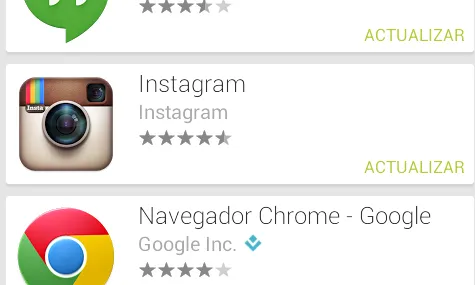 Primer de tot cal actualitzar l'Instagram