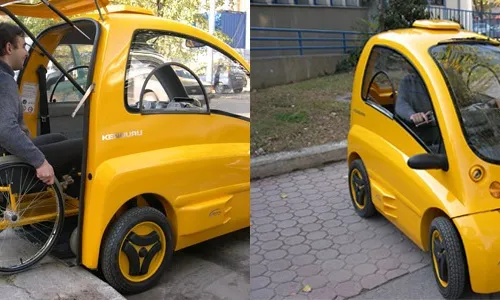 Kenguru Electric Car. Imatge de Kenguru. 