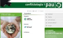 Captura de pantalla de la web del Congrés