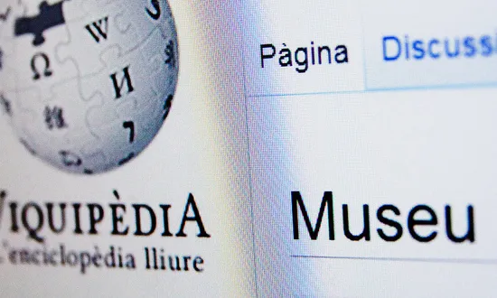 Captura de pantalla de la Viquipèdia. Imatge CC BY-NC 2.0 d'asierra_re