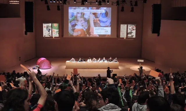 Una votació a l'Assemblea General de Minyons Escoltes i Guies de Catalunya.