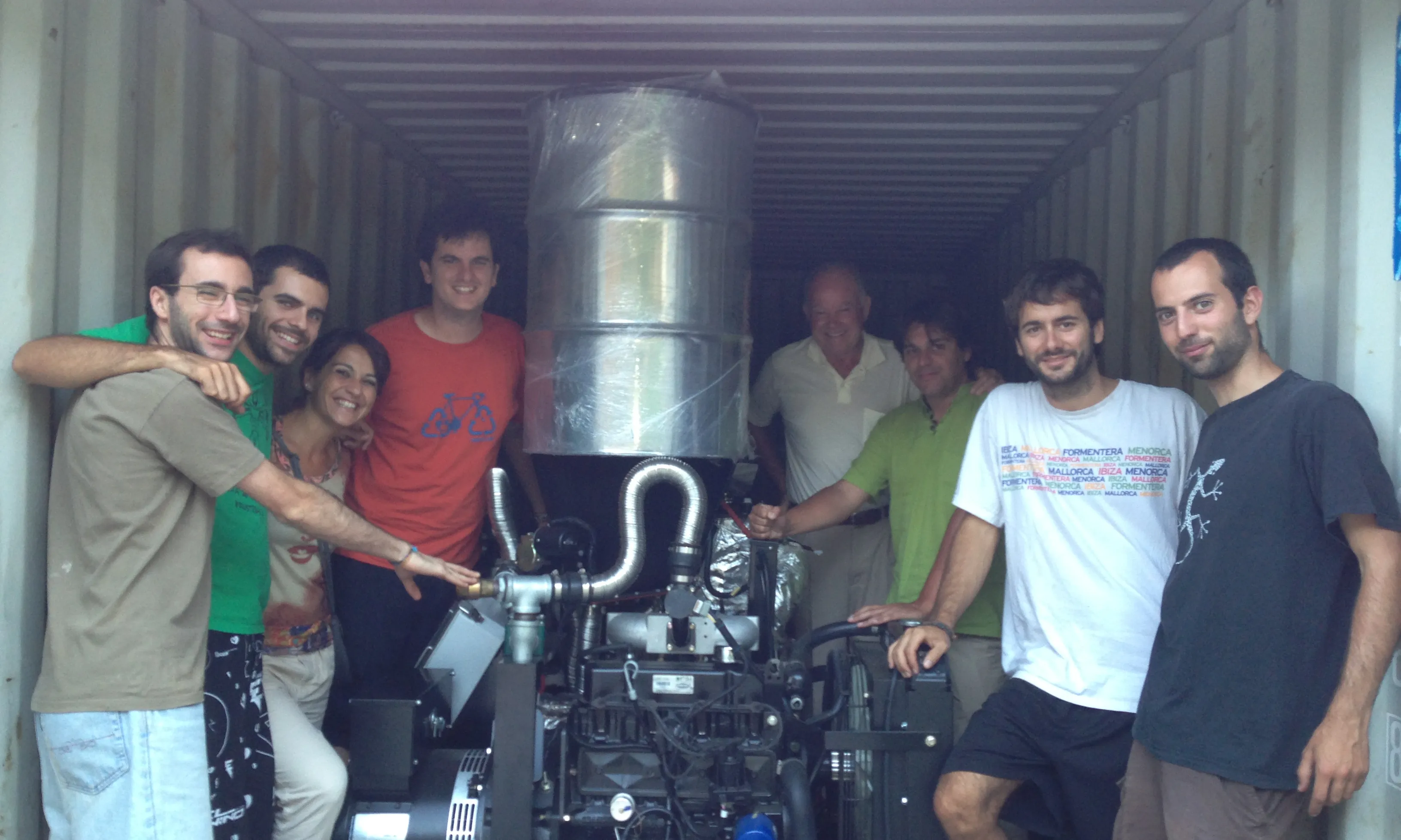 Equip del projecte Gasificador Opensource al Txad (Font: Equip del projecte)