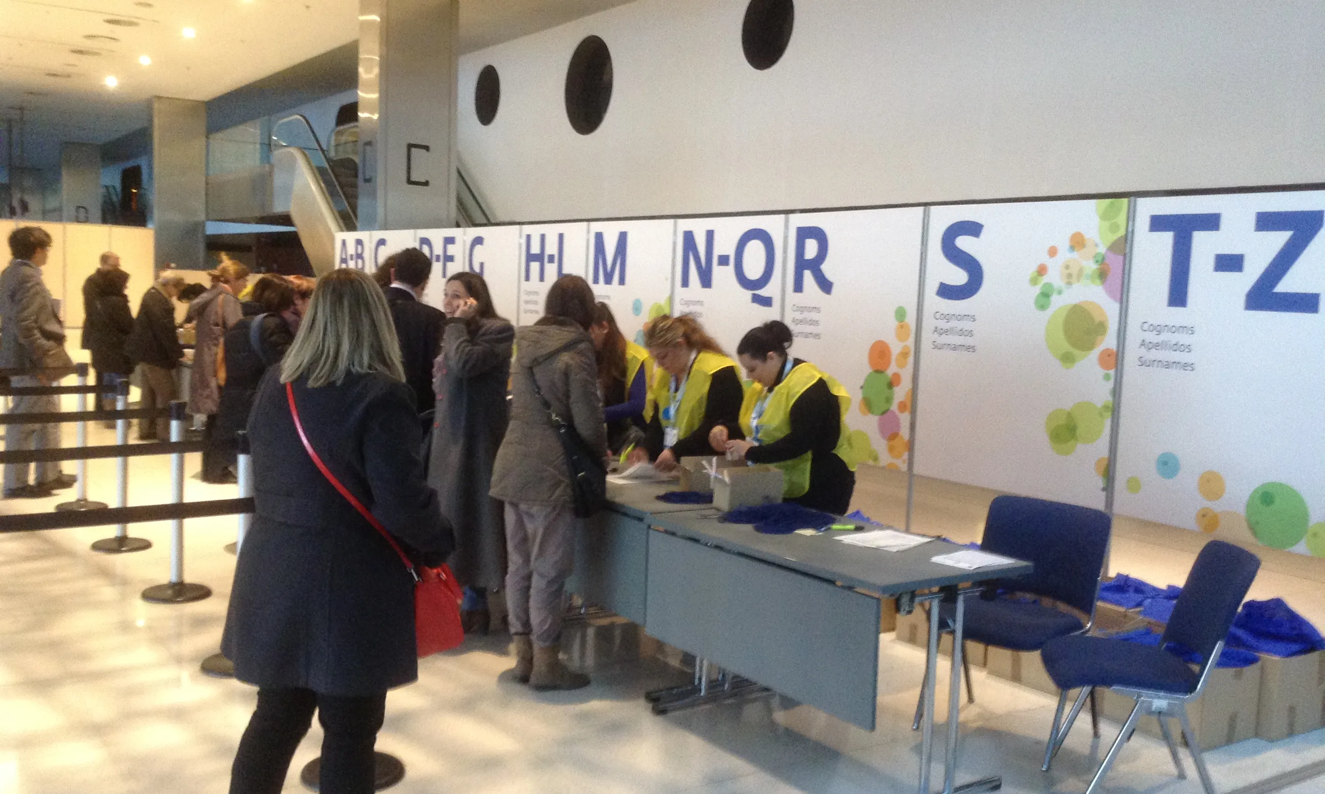 Imatge de l'accés al IV Congrés del Tercer Sector Social
