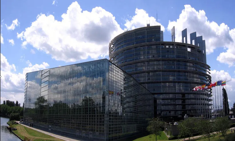 Edifici Louise Weiss, seu del Parlament europeu, a Estrasburg (França)