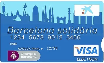 Imatge Targeta Barcelona Solidària