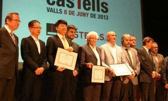 Foto de grup dels premiats de l'edició 2013
