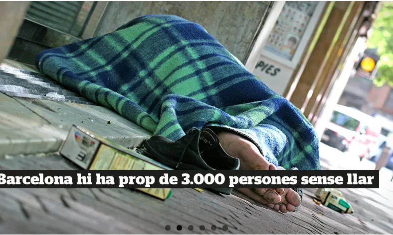 Arrels té un servei de localitzador de persones sense llar a través del seu web 