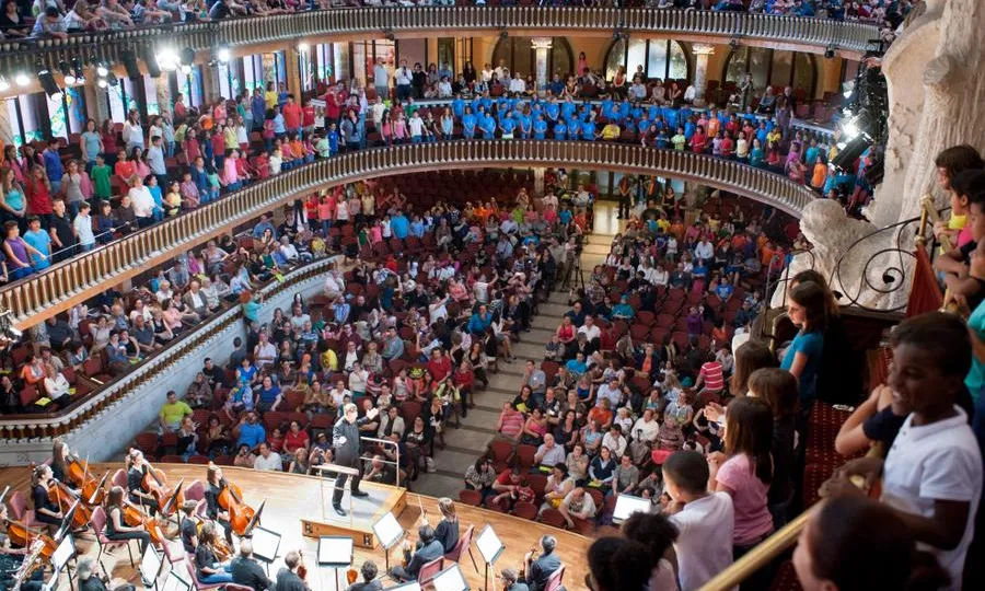 El concert de final de curs se celebra a la Sala de Concerts del Palau