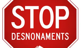 Imatge de la campanya "Stop desnonaments" de la PAH