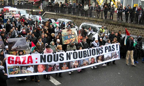 Protestes a França per la desocupació de Gaza (Font: flickr.com)