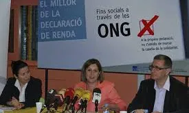 Campanya casella per a fins socials de la renda. Font: premsa.gencat.cat