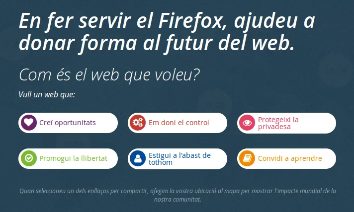 La web del futur, segons Firefox i el programari lliure! 