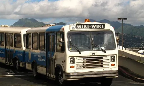El concepte Wiki ve del mot rapidesa en hawaià