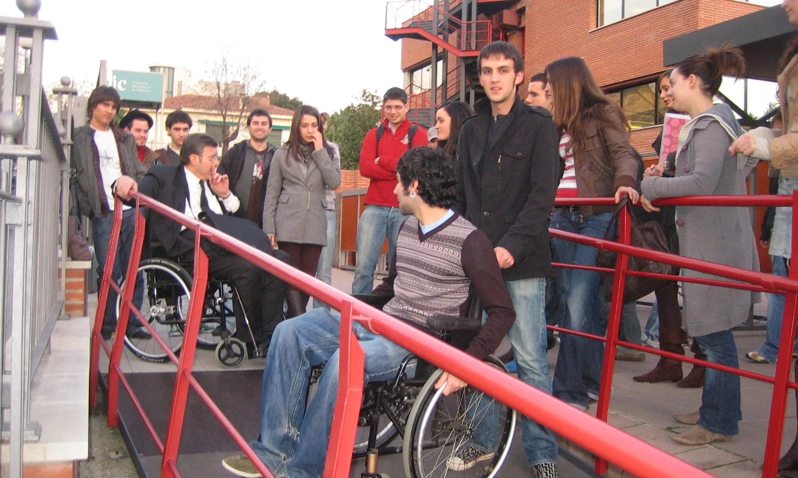 Activitat de sensibilització del dia de l'accessibilitat.
