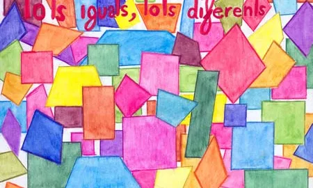 Eslògan tots iguals, tots diferents: Font: www.uv.es