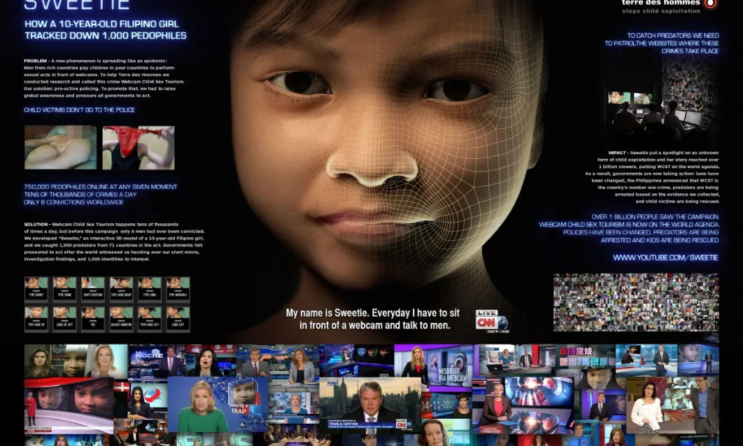 Campanya "Sweetie" de Terre des hommes Netherlands