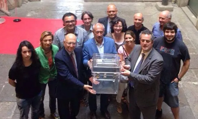Representants de la Taula de Barcelona pel Dret a Decidir