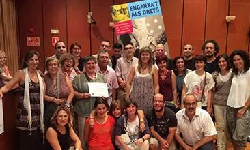 Imatge del primer equip de formadors.     Foto: Dincat.