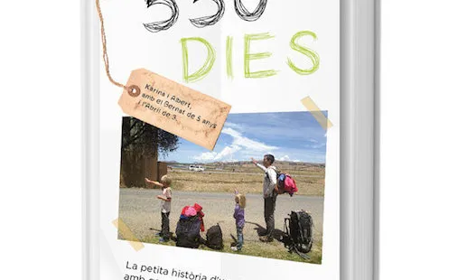 Portada del llibre, que porta per títol "550 dies"