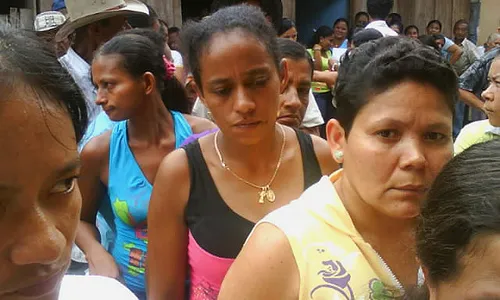 Desplaçament forçat de dones a Colòmbia (Font: Luz Elena Arboleda)