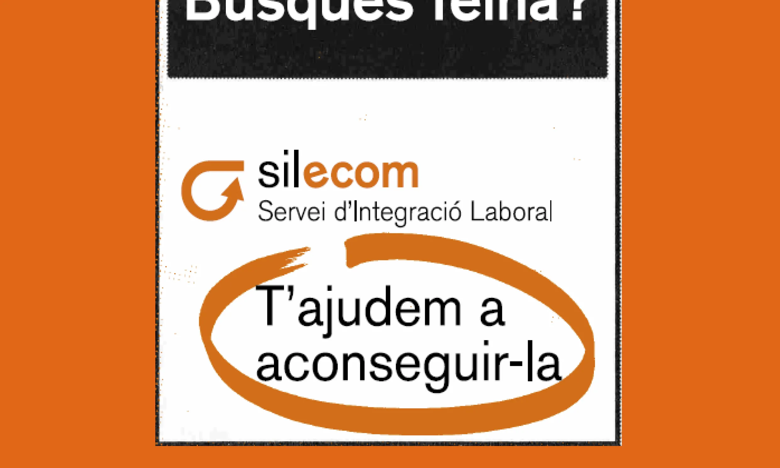 Servei d'Integració Laboral ECOM a Barcelona. Per a persones amb discapacitat física.