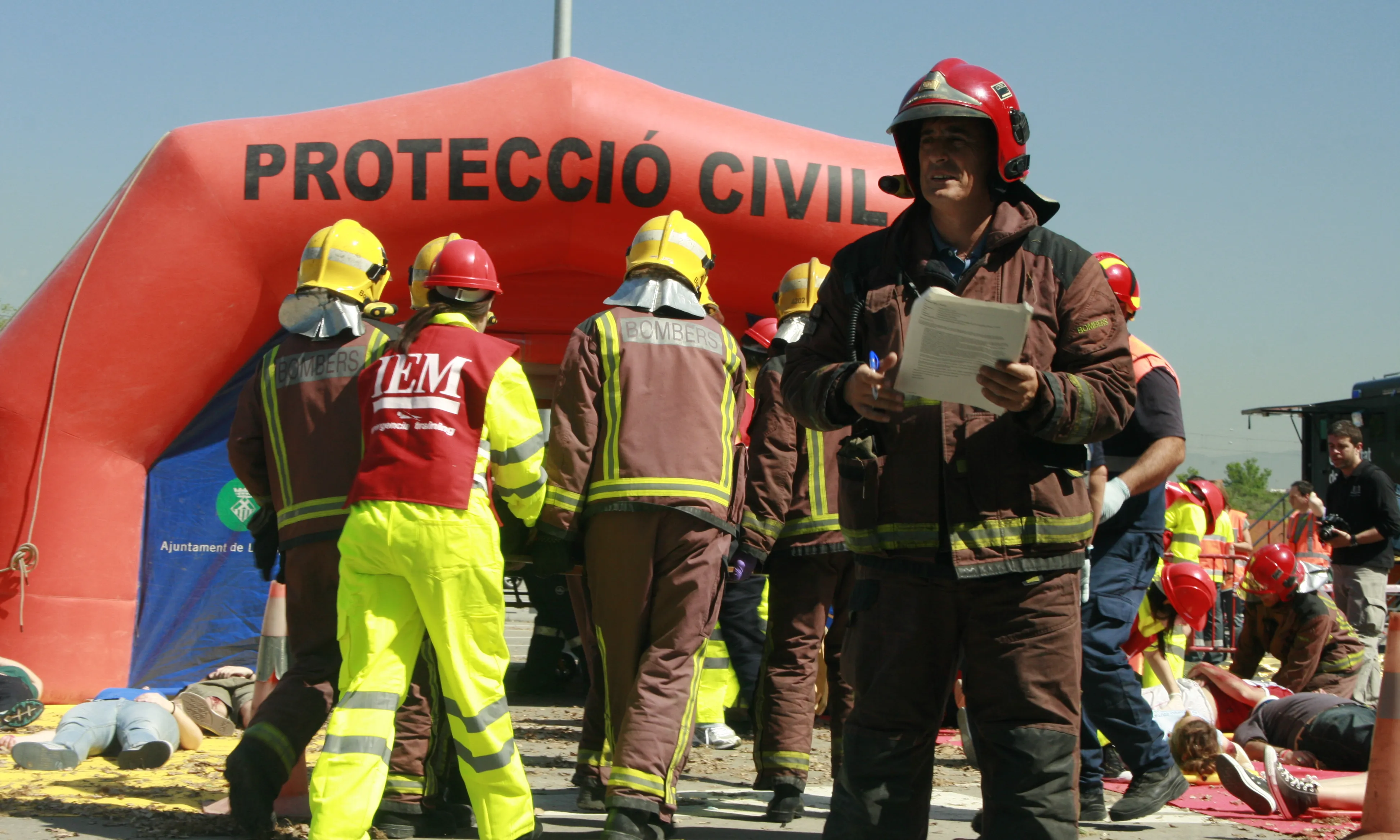 Protecció civil de l'Hospitalet de Llobregat. Font: http://goo.gl/5VzMr 