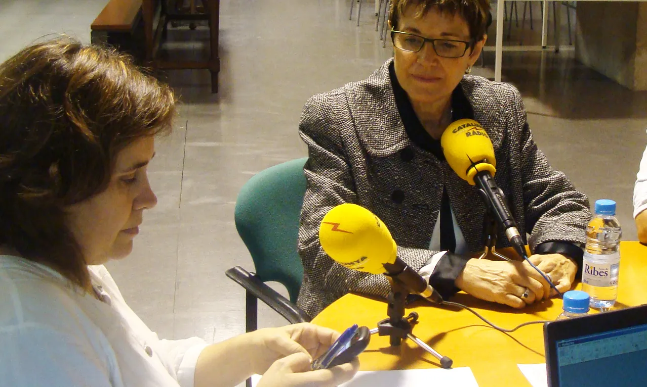 Rita Marzoa al capdavant de l'Espai Diàlegs del Marketplace 2014