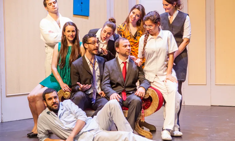 Actuació de Políticament Incorrecte de Sotacabina Teatre. Autor: Toni Galitó