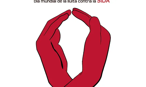 Cartell per a les activitats de Salut de la FAS durant el Dia Mundial de la Lluita contra el VIH