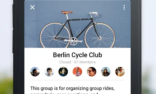 També podreu veure i entrar a altres grups de Facebook públics