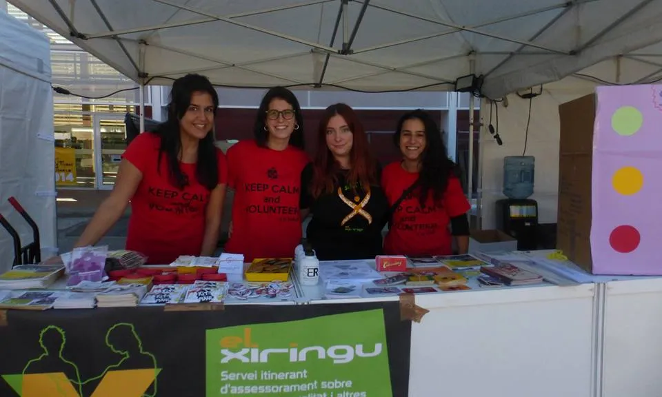 Grup de voluntàries al Xiringu de Salut de la FAS
