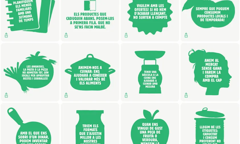 Alguns dels consells per evitar el malbaratament alimentari de Som gent de profit
