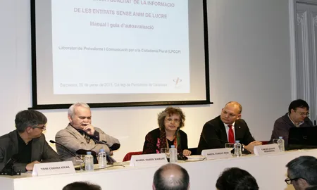 Acte de presentació de la guia, el passat 20 de gener (Font: UAB)